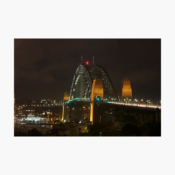 Underbelly of The Sydney Harbour Bridge Photographic Print