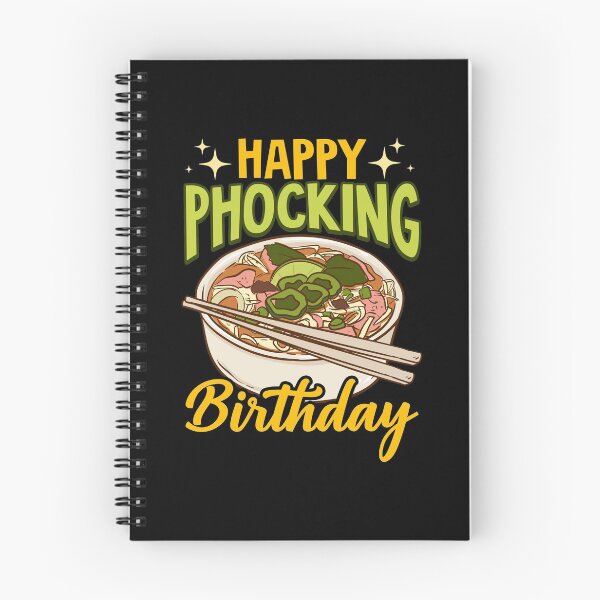Item preview, Happy Phocking Birthday Funny Pho Birthday Pun designed and sold by perfectpresents.