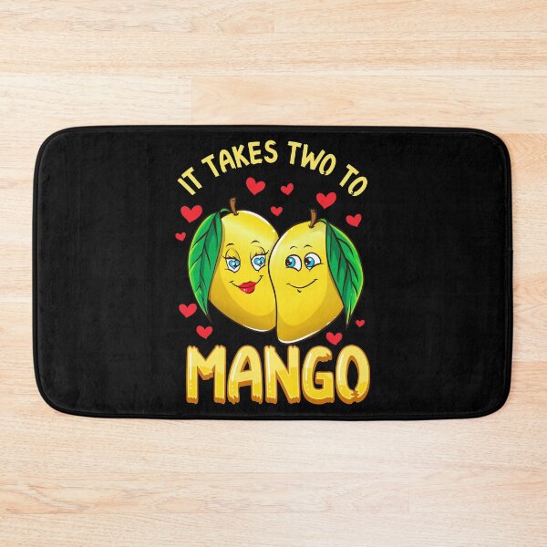 Item preview, It Takes Two To Mango Funny Fruit Tango Food Pun designed and sold by perfectpresents.