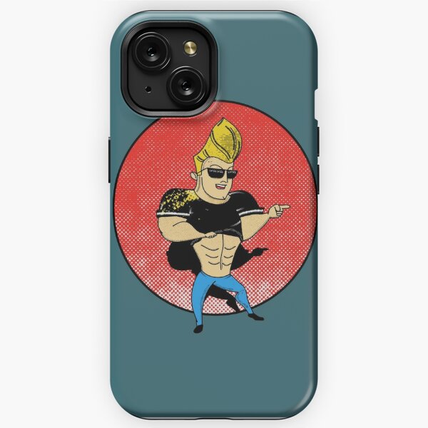 OFFICIAL JOHNNY BRAVO GRAPHICS SOFT GEL CASE FOR APPLE iPHONE