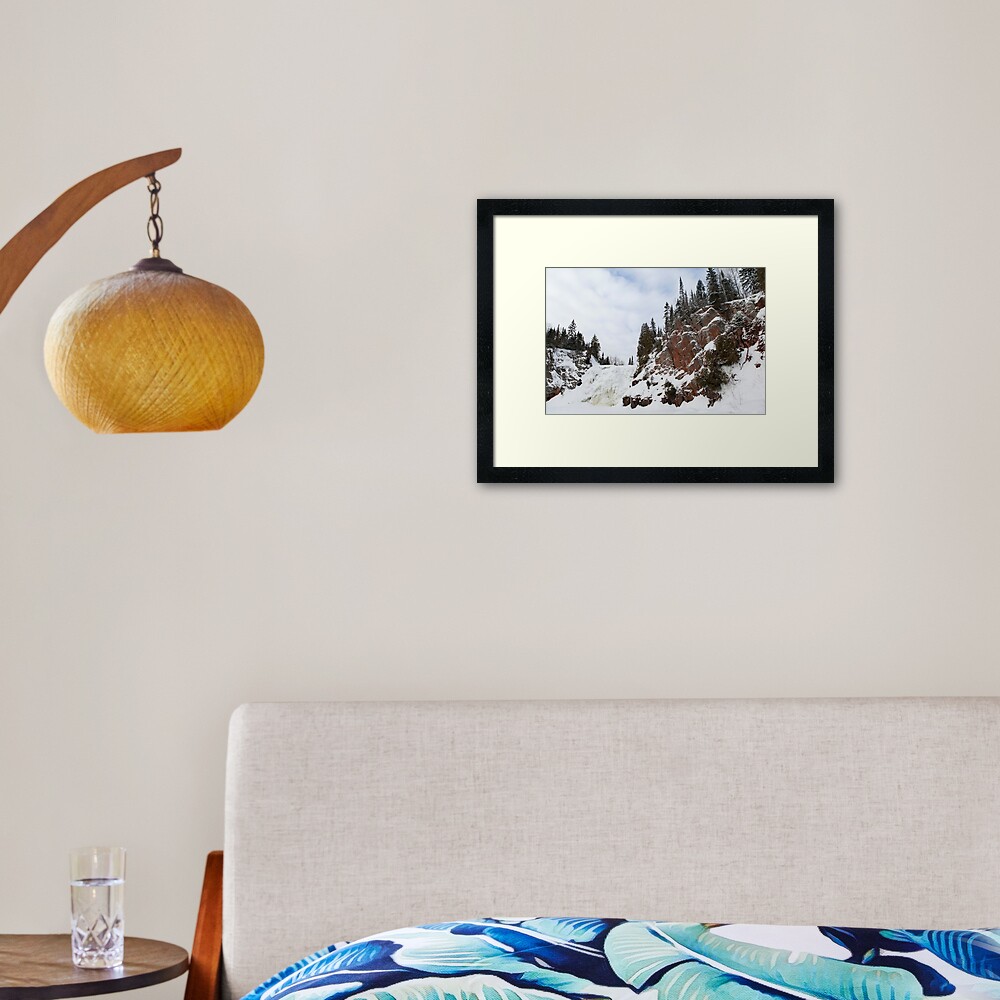 High Falls Framed Art Print