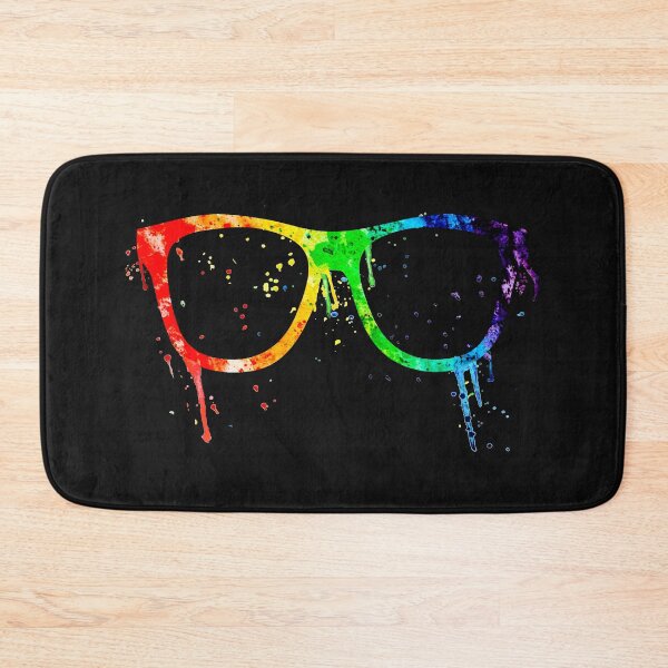 Artikelvorschau, Regenbogen-Geeky-Brille entworfen und verkauft von TankandDPS.