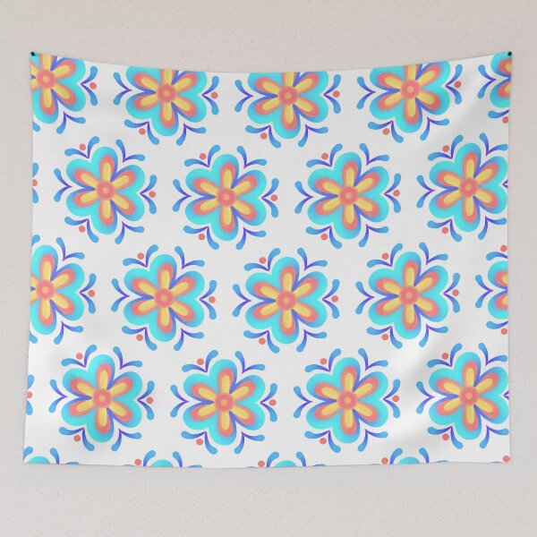 Item preview, Patrón de flor de Doodle brillante designed and sold by ChangingLight.
