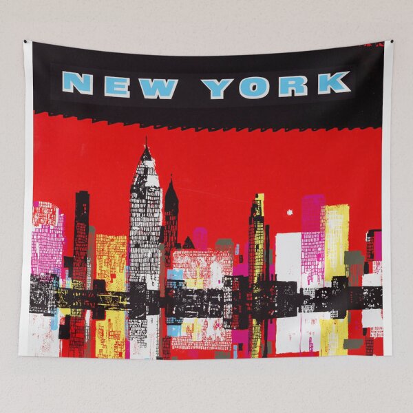 Item preview, Aer Lingus Irish Air Lines - New York Travel Advertisement designed and sold by vintagerepros.