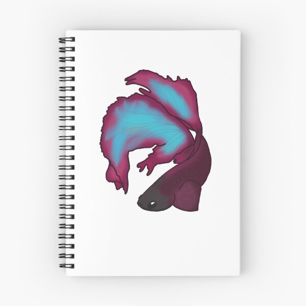 Artikelvorschau, Rot Blau Veiltail Betta entworfen und verkauft von Iyuda.