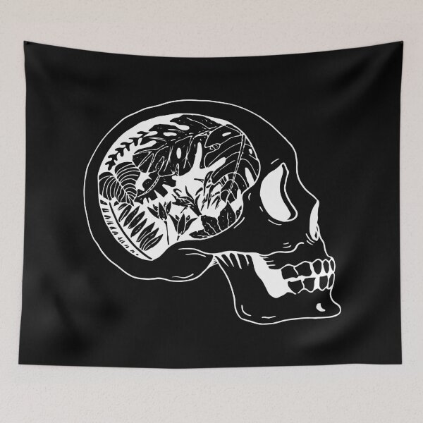 Item preview, Wild Head Skull White designed and sold by hugoncalves.