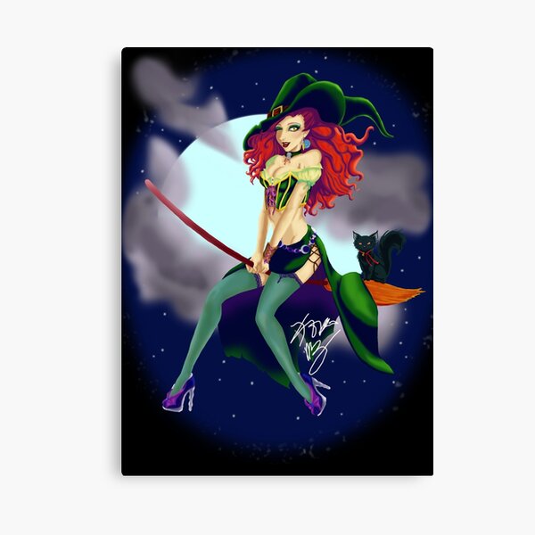 Miss Witch Canvas Print