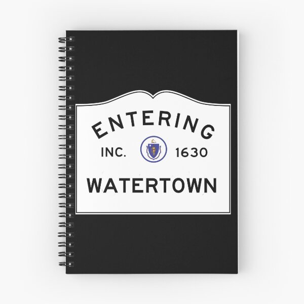Item preview, Entering Watertown Massachusetts - Commonwealth of Massachusetts Road Sign  designed and sold by NewNomads.