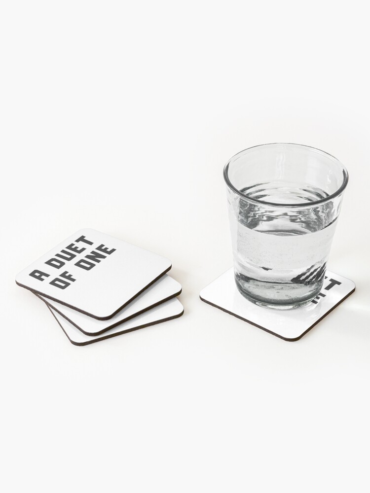 Alternate view of A DUET OF ONE Coasters (Set of 4)