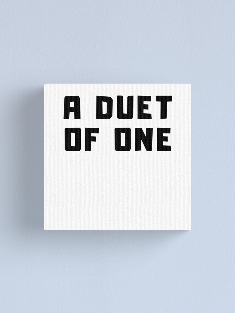 Alternate view of A DUET OF ONE Canvas Print