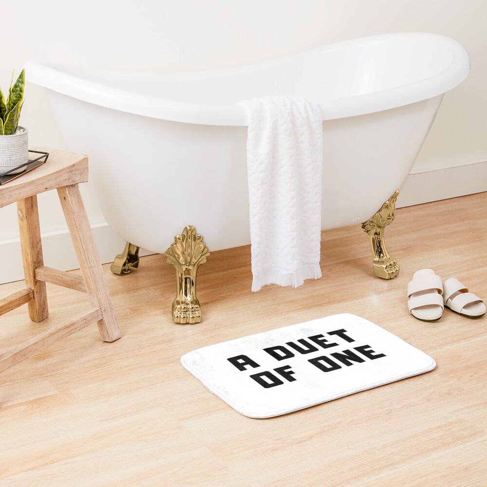 A DUET OF ONE Bath Mat