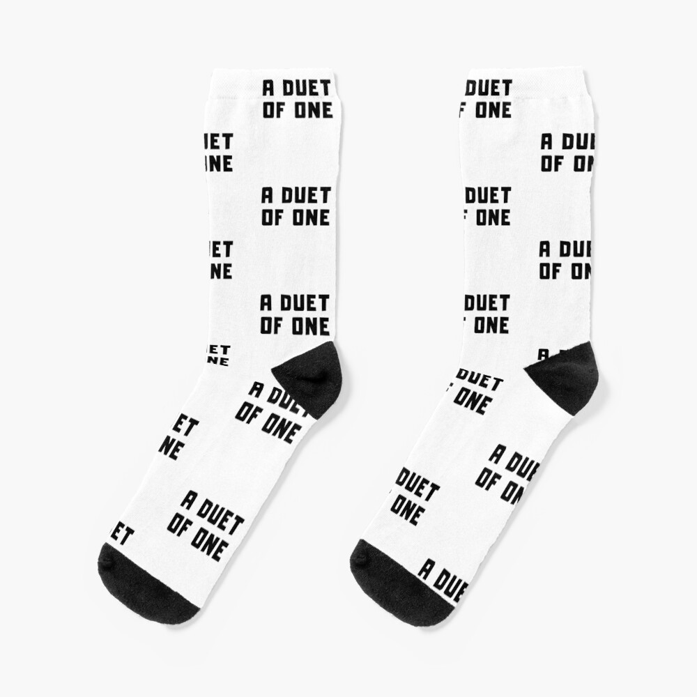 A DUET OF ONE Socks