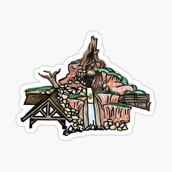 Theme Park Stickers Redbubble - jurassic park roblox decal numbers