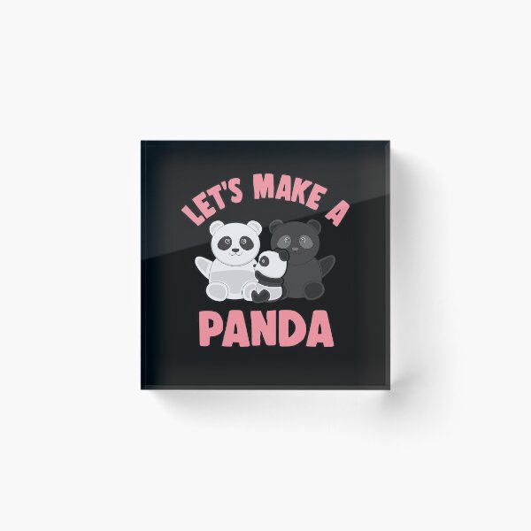 Item preview, Let's make a panda panda bear baby love gift designed and sold by redshirtz.