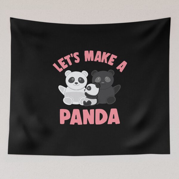 Item preview, Let's make a panda panda bear baby love gift designed and sold by redshirtz.