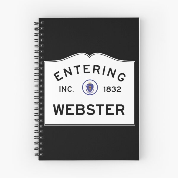 Item preview, Entering Webster Massachusetts - Commonwealth of Massachusetts Road Sign  designed and sold by NewNomads.