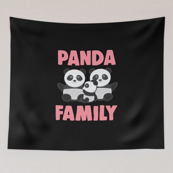 Item preview, Panda family cute family panda animal gift designed and sold by redshirtz.