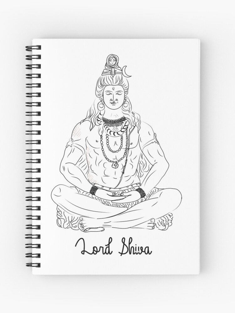 Man meditating in lotus pose sketch icon. | Stock vector | Colourbox