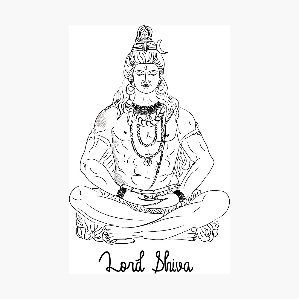 How to make a Lord Shiva drawing - Quora