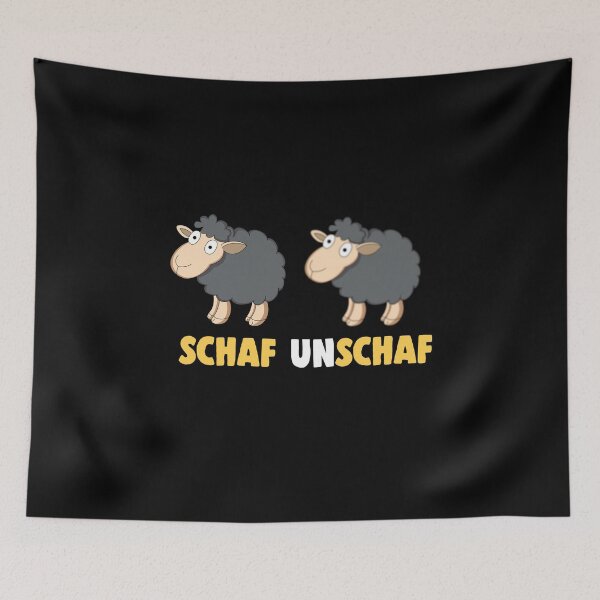 Item preview, Sheep unsharp funny animal fun out of focus gift designed and sold by redshirtz.