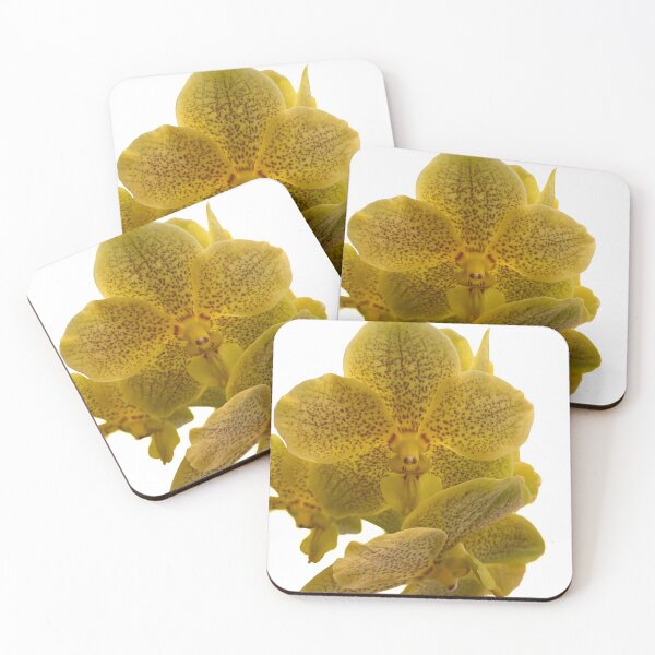 Item preview, Yellow Dotted Orchid Design designed and sold by vonnieacrylics.