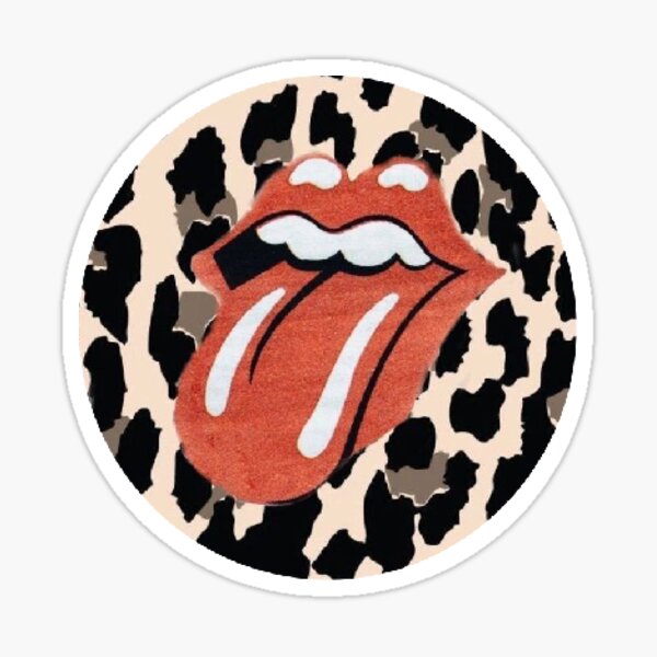 leopard rock roll star aesthetic cute vsco Sticker