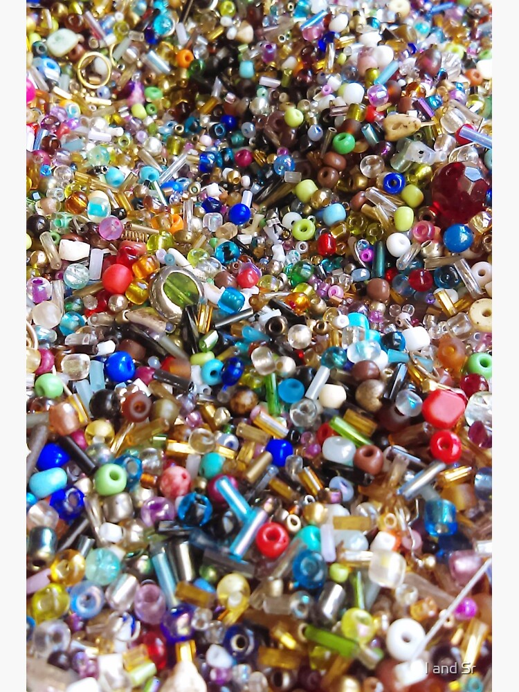 "Beads,Beads, and more Beads " Sticker by Mem7e7 Redbubble