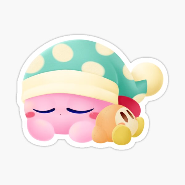 sleeping kirby plush