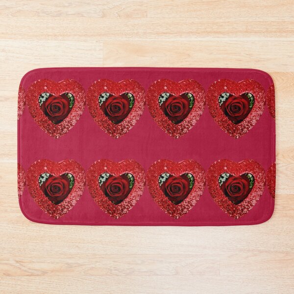 Item preview, Rose In Sparkle Heart designed and sold by snowydeer.