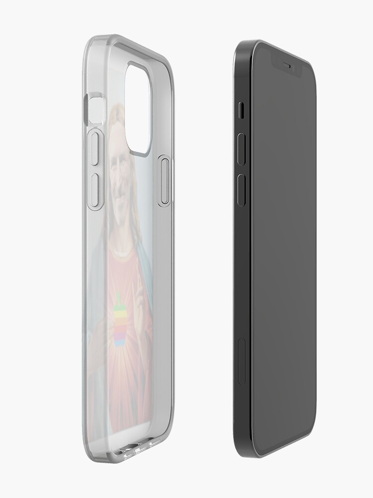 Alternate view of Steve Jobs Jesus iPhone Case & Cover