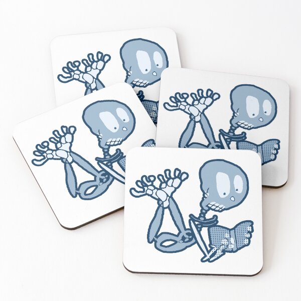 Item preview, Horrified Hank Skeleton with Book designed and sold by ArgyleImp.