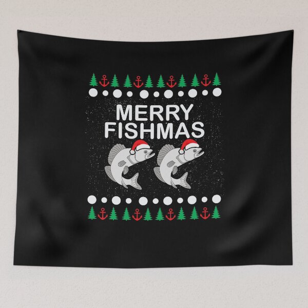 Item preview, Merry fishmas Christmas angler fish gift designed and sold by redshirtz.