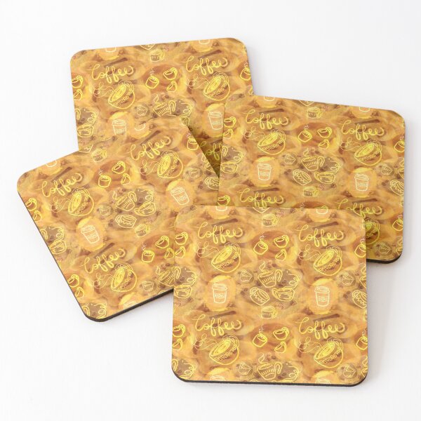 Item preview, Bright Morning | Seamless Coffee Pattern designed and sold by LinaToasty.