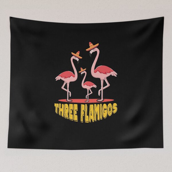 Item preview, Three flamigos animal animals animal lover gift designed and sold by redshirtz.