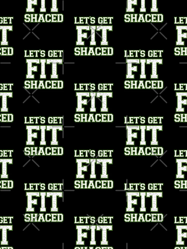 Thumbnail 3 of 3, Scarf, Lets Get Fit Shaced [Roufxis-Rb] designed and sold by RoufXis.