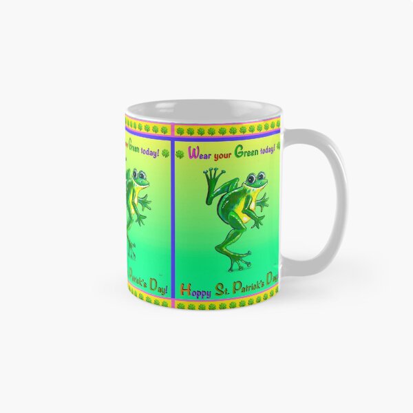 Aperçu de l'œuvre HOPPY ST. PATRICK'S DAY FROG créée et vendue par Judy Mastrangelo.