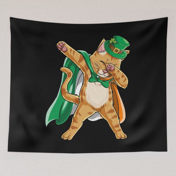Item preview, Dabbing Cat Leprechaun St Patricks Day T Shirt For Boys Girls Kids Men Women designed and sold by LiqueGifts.