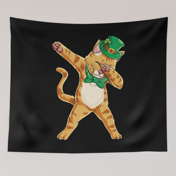 Item preview, Dabbing Cat Leprechaun St Patricks Day T Shirt For Boys Girls Kids Men Women designed and sold by LiqueGifts.