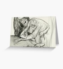 "O" Boy Greeting Card