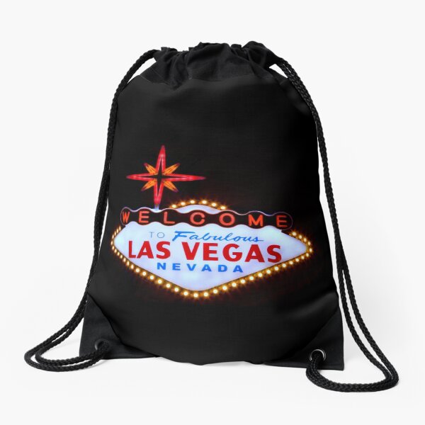 Las Vegas Drawstring Bag