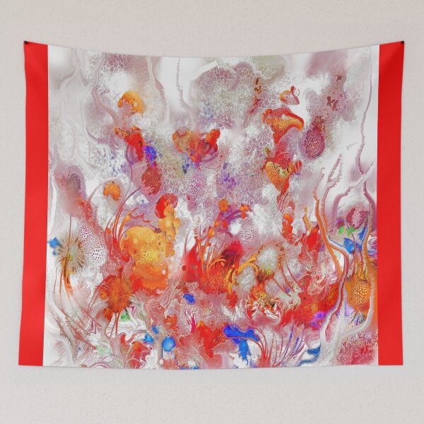 Item preview, Coral reef, Red-White-Yellow designed and sold by runati.
