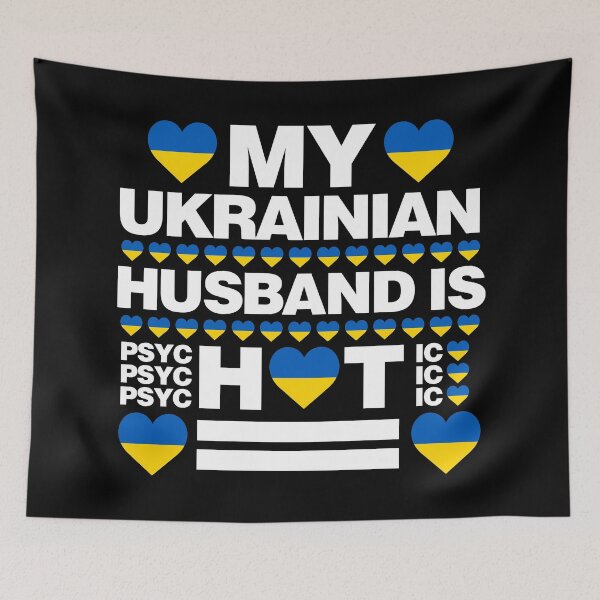 Item preview, My Ukrainian Husband is Hot - psychotic funny designed and sold by elhefe.
