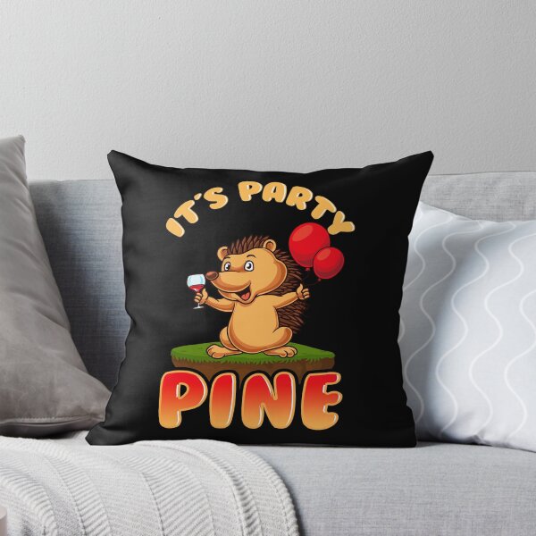 Item preview, It's Party Pine Adorable Porcupine Drinking Pun designed and sold by perfectpresents.