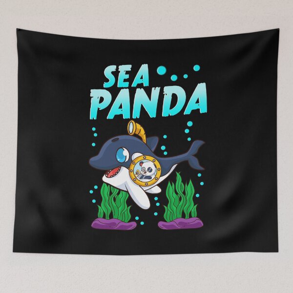 Item preview, Sea Panda Cute Adorable Baby Orca Whale Pun designed and sold by perfectpresents.