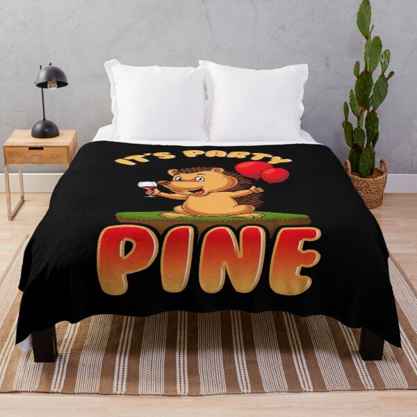 Item preview, It's Party Pine Adorable Porcupine Drinking Pun designed and sold by perfectpresents.