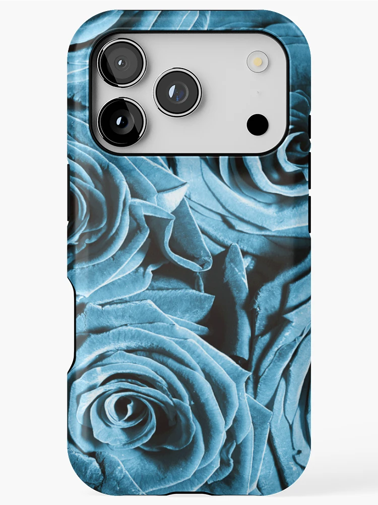 Thumbnail 1 of 4, iPhone Case, Blue Roses designed and sold by Anne Staub.