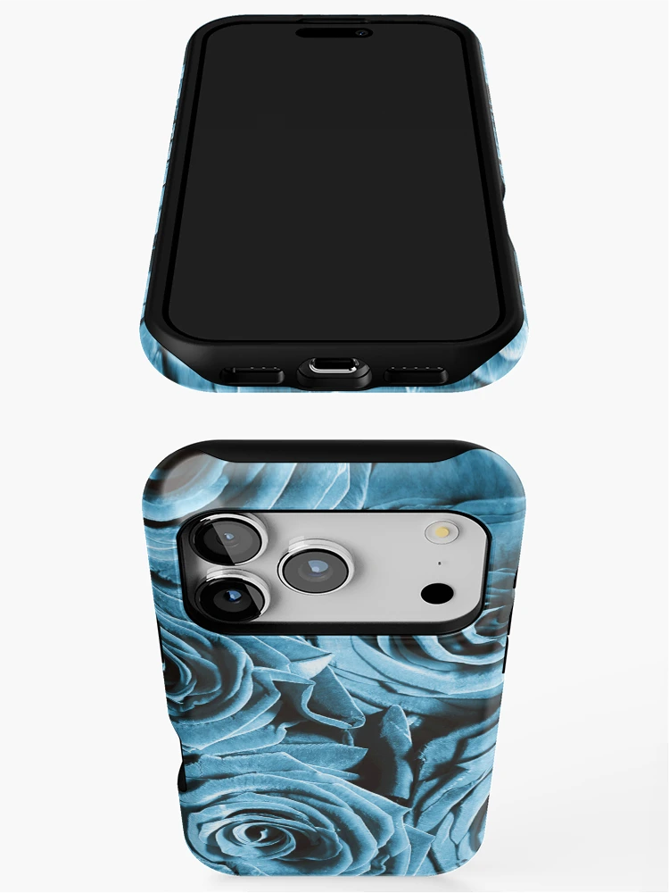 Thumbnail 3 of 4, iPhone Case, Blue Roses designed and sold by Anne Staub.