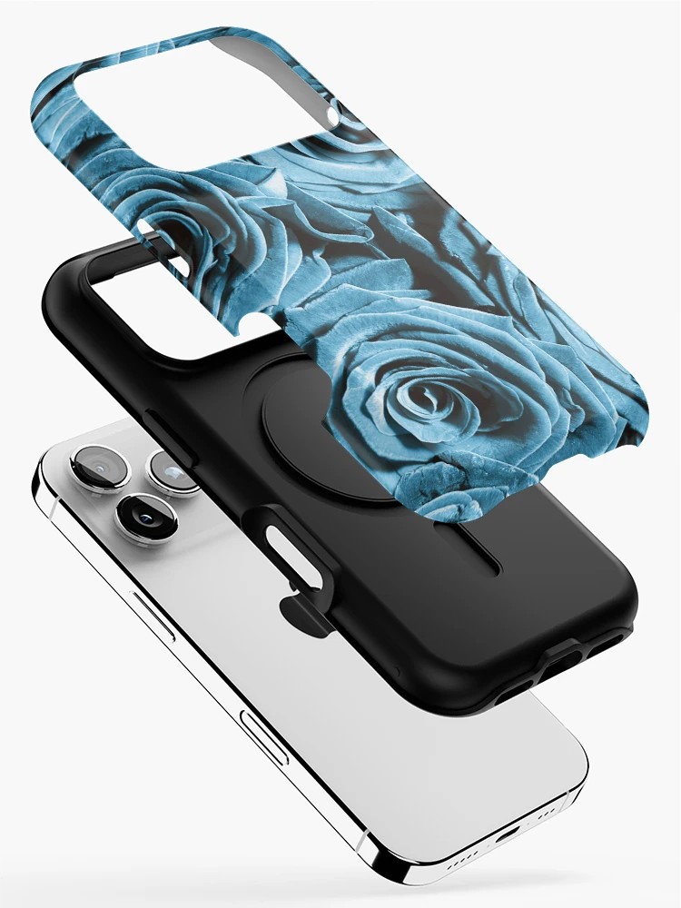 Thumbnail 2 of 4, iPhone Case, Blue Roses designed and sold by Anne Staub.