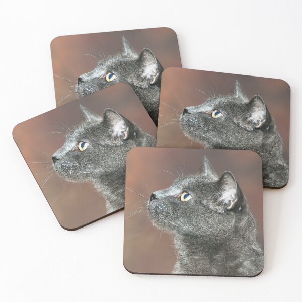 Item preview, Whiskers on a Gray Cat designed and sold by richardbryce.