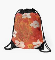 Tiki Devil Drawstring Bag